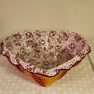 Longaberger Love Treasures Sweetheart Basket